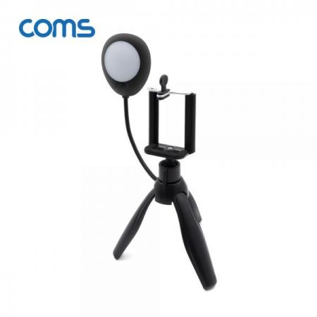 디바이스마트,컴퓨터/모바일/가전 > 스마트폰/스마트기기 > 모바일 주변기기 > 셀카봉/셀카렌즈,Coms,스마트폰 미니 삼각대 링 라이트 [BT908],스마트폰 미니 삼각대 링 라이트