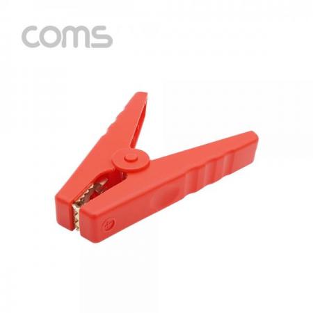 디바이스마트,스위치/부저/전기부품 > 지원부품 > 집게클립,Coms,악어 클립, 적색 (Red) - 1개 [BB260],악어 클립/ 적색 (Red) - 1개