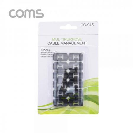 디바이스마트,컴퓨터/모바일/가전 > 네트워크/케이블/컨버터/IOT > 네트워크 자재/공구/타이 > 케이블타이/몰드,Coms,케이블 오거나이저(홀더형) / Black / 12pcs / 케이블 정리기 [BT887],케이블 오거나이저(홀더형) / Black / 12pcs / 케이블 정리기