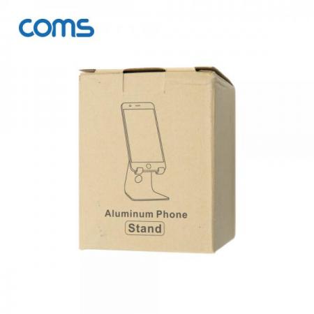 디바이스마트,컴퓨터/모바일/가전 > 스마트폰/스마트기기 > 모바일 주변기기 > 거치대,Coms,1단 접이식 알루미늄 스마트폰 거치대 Silver / 각도조절 [BT921],1단 접이식 알루미늄 스마트폰 거치대 Silver / 각도조절