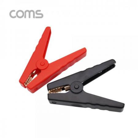 디바이스마트,스위치/부저/전기부품 > 지원부품 > 집게클립,Coms,악어 클립 (적색/흑색), 1세트 [BT883],악어 클립 (적색/흑색)/ 1세트