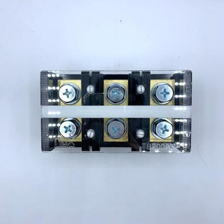 디바이스마트,커넥터/PCB > 터미널블럭 > 단자대 타입 > 고정식 단자대,한영넉스,단자대-HYT-2003,한영넉스 고정식 단자대 / HYT series / 전압: 600V / 전류: 200A / 볼트사이즈:M9 / pitch:45.2mm / 3핀