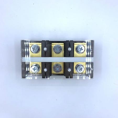 디바이스마트,커넥터/PCB > 터미널블럭 > 단자대 타입 > 고정식 단자대,한영넉스,단자대-HYT-3003,한영넉스 고정식 단자대 / HYT series / 전압: 600V / 전류: 300A / 볼트사이즈:M10 / pitch:51.5mm / 3핀