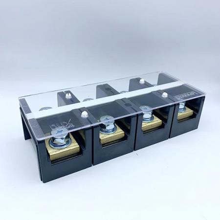 디바이스마트,커넥터/PCB > 터미널블럭 > 단자대 타입 > 고정식 단자대,한영넉스,단자대-HYT-3004,한영넉스 고정식 단자대 / HYT series / 전압: 600V / 전류: 300A / 볼트사이즈:M10 / pitch:50.3mm / 4핀