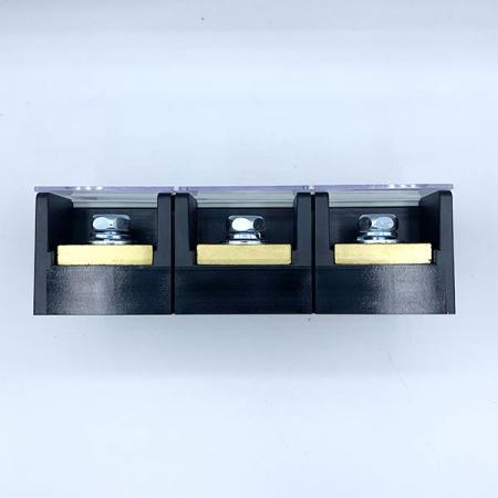 디바이스마트,커넥터/PCB > 터미널블럭 > 단자대 타입 > 고정식 단자대,한영넉스,단자대-HYT-5003,한영넉스 고정식 단자대 / HYT series / 전압: 600V / 전류: 500A / 볼트사이즈:M12 / pitch:68.9mm / 3핀