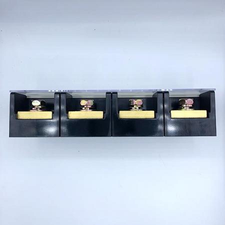 디바이스마트,커넥터/PCB > 터미널블럭 > 단자대 타입 > 고정식 단자대,한영넉스,단자대-HYT-5004,한영넉스 고정식 단자대 / HYT series / 전압: 600V / 전류: 500A / 볼트사이즈:M12 / pitch:68.9mm / 4핀