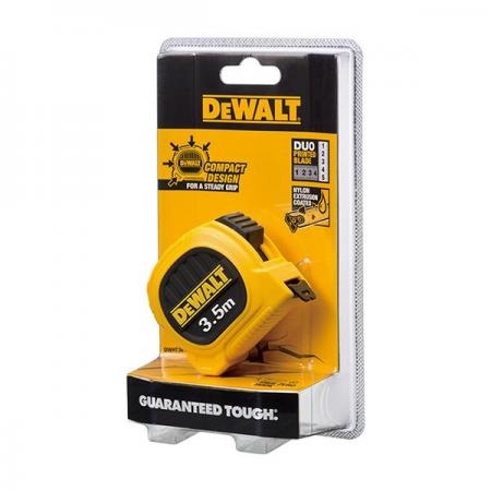 디바이스마트,계측기/측정공구 > 측정용 공구/장비 > 자,디월트,듀오 프리미엄 줄자 컴팩트 DWHT36155L (3.5m x 16mm),디월트 프리미엄 줄자 강화 플라스틱 케이스로 내구성 향상, 충격 완화 범퍼, 양면 코팅 확대 폰트로 시인성 향상