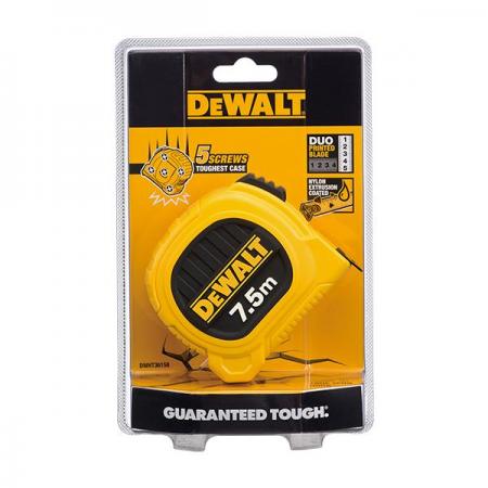 디바이스마트,계측기/측정공구 > 측정용 공구/장비 > 자,디월트,듀오 프리미엄 줄자 컴팩트 DWHT36158L (7.5m x 25mm),디월트 프리미엄 줄자 강화 플라스틱 케이스로 내구성 향상, 충격 완화 범퍼, 양면 코팅 확대 폰트로 시인성 향상