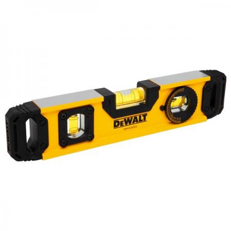 디바이스마트,계측기/측정공구 > 측정용 공구/장비 > 수평계/경사계/각도기,디월트,토피도 수평 자석형 DWHT43003 (225mm),디월트 알루미늄 바디 수평계 충격방지 엔드캡 고무 영구자석으로 작업성 향상