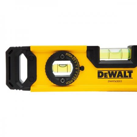 디바이스마트,계측기/측정공구 > 측정용 공구/장비 > 수평계/경사계/각도기,디월트,토피도 수평 자석형 DWHT43003 (225mm),디월트 알루미늄 바디 수평계 충격방지 엔드캡 고무 영구자석으로 작업성 향상