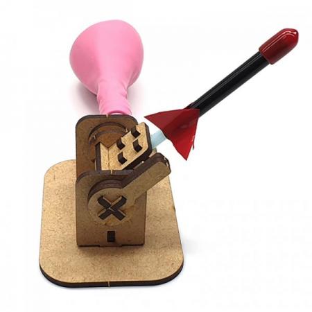 디바이스마트,오픈소스/코딩교육 > 과학 교구 > 물리/물질 과학교구,스터디랜드,에어로켓 발사대 4명 set,주사기의 수압과 MDF을 이용하여 각도조절이 가능한 에어로켓 원리를 알아보는 실험입니다. / 목공용풀(불포함) 이용