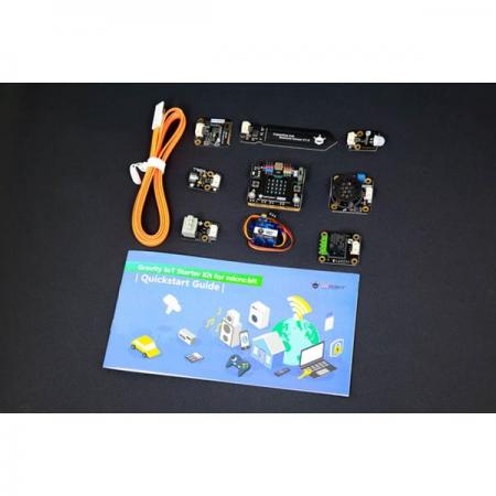 디바이스마트,오픈소스/코딩교육 > Micro:Bit > 마이크로비트 교육용키트,DFROBOT,Gravity 마이크로비트 IoT 스타터 키트 [KIT0138],7 개의 센서 및 액추에이터 제공 / 수백 개의 DFRobot Gravity Series 모듈과 호환 / 인터넷 연결 기능