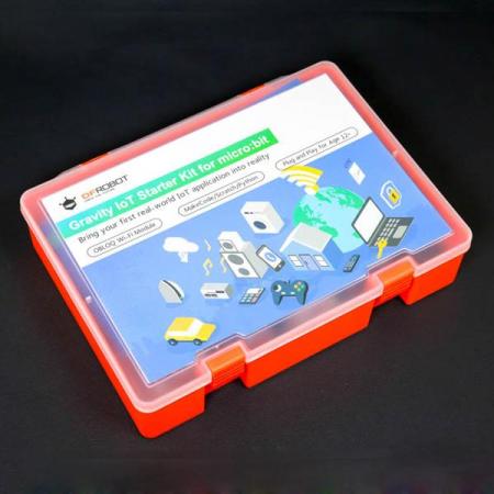 디바이스마트,오픈소스/코딩교육 > Micro:Bit > 마이크로비트 교육용키트,DFROBOT,Gravity 마이크로비트 IoT 스타터 키트 [KIT0138],7 개의 센서 및 액추에이터 제공 / 수백 개의 DFRobot Gravity Series 모듈과 호환 / 인터넷 연결 기능