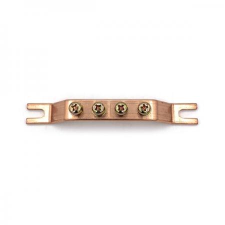 디바이스마트,커넥터/PCB > 터미널블럭 > 접지자재 > 부스바,,중앙 접지 부스바 4P,접지부스바 / 두께 : 3T / 넓이: 15mm / 1열 / 4핀