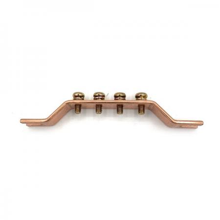 디바이스마트,커넥터/PCB > 터미널블럭 > 접지자재 > 부스바,,중앙 접지 부스바 4P,접지부스바 / 두께 : 3T / 넓이: 15mm / 1열 / 4핀