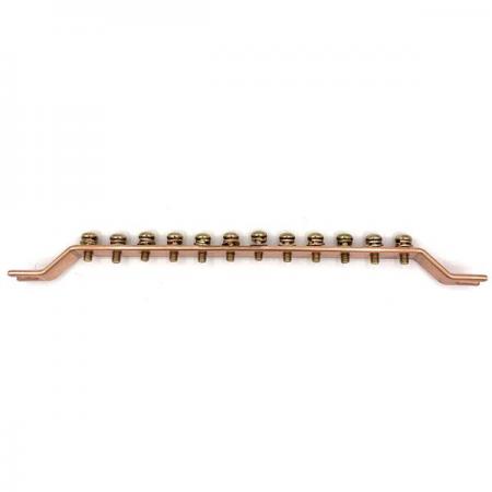 디바이스마트,커넥터/PCB > 터미널블럭 > 접지자재 > 부스바,,중앙 접지 부스바 12P,접지부스바 / 두께 : 3T / 넓이: 15mm / 1열 / 12핀