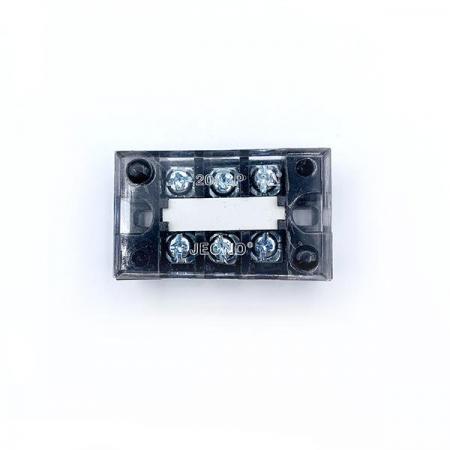 디바이스마트,커넥터/PCB > 터미널블럭 > 단자대 타입 > 고정식 단자대,전오전기,고정식 단자대 JOTB 20-3P,전오전기 고정식 단자대 / 전압: 600V / 전류: 20A / 볼트사이즈:M4 / pitch:10.5mm / 3핀