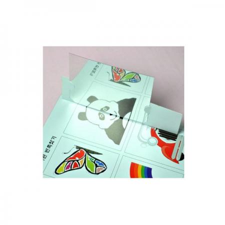 디바이스마트,오픈소스/코딩교육 > 과학 교구 > 물리/물질 과학교구,스터디랜드,잃어버린 반쪽찾기 10명 set,반쪽만 그려진 그림을 거울을 이용하여 완성해 보세요