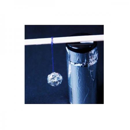 디바이스마트,오픈소스/코딩교육 > 과학 교구 > 물리/물질 과학교구,스터디랜드,정전기 북 5명 set,정전기를 이용하여 알루미늄 공이 북을 치듯 움직이게 하는실험입니다.