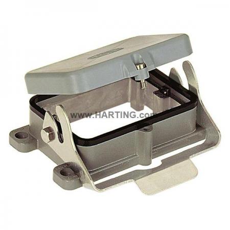 디바이스마트,커넥터/PCB > 산업/의료/방수 커넥터 > Han® 산업용 커넥터 > 후드/하우징,하팅(HARTING),09300480317,후드/하우징시리즈: Han® B / 타입: 벌크 헤드 장착형 하우징 / 잠금 유형: 싱글 잠금 레버 / 규격: 48B