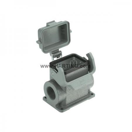 디바이스마트,커넥터/PCB > 산업/의료/방수 커넥터 > Han® 산업용 커넥터 > 후드/하우징,하팅(HARTING),19300060297,후드/하우징시리즈: Han® B / 타입: 표면 장착형 하우징 / 잠금 유형: 싱글 잠금 레버 / 규격: 6B