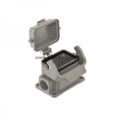 디바이스마트,커넥터/PCB > 산업/의료/방수 커넥터 > Han® 산업용 커넥터 > 후드/하우징,하팅(HARTING),19300061295,후드/하우징시리즈: Han® B / 타입: 표면 장착형 하우징 / 잠금 유형: 싱글 잠금 레버 / 규격: 6B