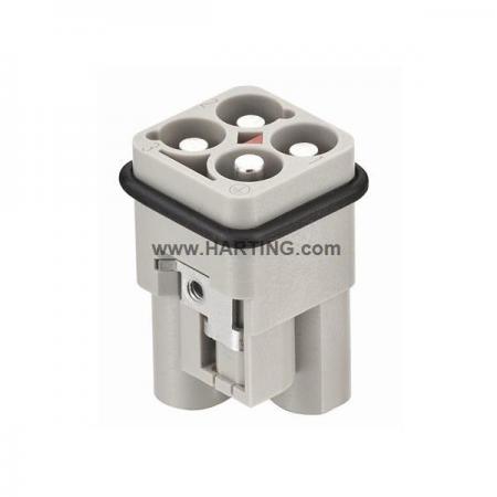 디바이스마트,커넥터/PCB > 산업/의료/방수 커넥터 > Han® 산업용 커넥터 > 인서트,하팅(HARTING),09120033051,제품시리즈: Han® Q / 터미네이션방법: 크림프 / 젠더: Male / 핀수: 3 / 정격 전류: 40A / 정격 전압: 400V / 규격: 3A