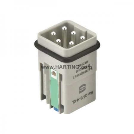 디바이스마트,커넥터/PCB > 산업/의료/방수 커넥터 > Han® 산업용 커넥터 > 인서트,하팅(HARTING),09120052633,제품시리즈: Han® Q / 터미네이션방법: Han-Quick Lock® / 젠더: Male / 핀수: 5 / 정격 전류: 16A / 정격 전압: 600V / 규격: 3A