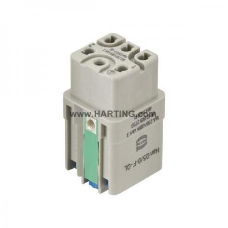 디바이스마트,커넥터/PCB > 산업/의료/방수 커넥터 > Han® 산업용 커넥터 > 인서트,하팅(HARTING),09120052734,제품시리즈: Han® Q / 터미네이션방법: Han-Quick Lock® / 젠더: Female / 핀수: 5 / 정격 전류: 16A / 정격 전압: 600V / 규격: 3A