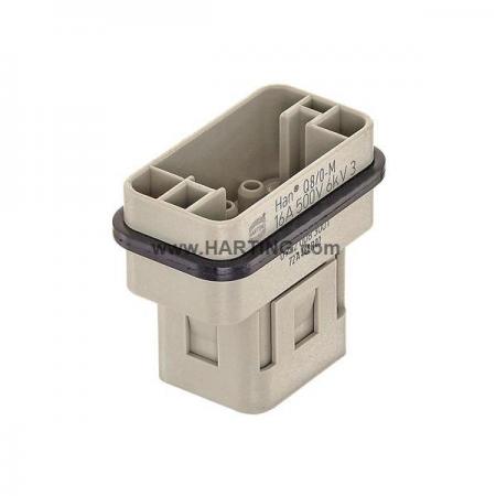 디바이스마트,커넥터/PCB > 산업/의료/방수 커넥터 > Han® 산업용 커넥터 > 인서트,하팅(HARTING),09120083001,제품시리즈: Han® Q / 터미네이션방법: 크림프 / 젠더: Male / 핀수: 8 / 정격 전류: 16A / 정격 전압: 500V