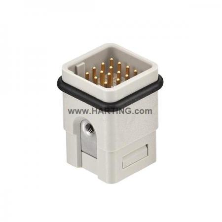 디바이스마트,커넥터/PCB > 산업/의료/방수 커넥터 > Han® 산업용 커넥터 > 인서트,하팅(HARTING),09120213001,제품시리즈: Han® Q / 터미네이션방법: 크림프 / 젠더: Male / 핀수: 21 / 정격 전류: 6.5A / 정격 전압: 50V / 규격: 3A