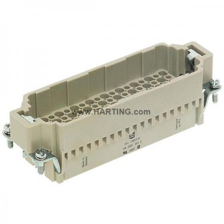 디바이스마트,커넥터/PCB > 산업/의료/방수 커넥터 > Han® 산업용 커넥터 > 인서트,하팅(HARTING),09161083001,제품시리즈: Han DD® / 터미네이션방법: 크림프 / 젠더: Male / 핀수: 108 / 정격 전류: 10A / 정격 전압: 250V / 규격:24B