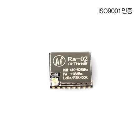 디바이스마트,MCU보드/전자키트 > 통신/네트워크 > RF/LoRa,Ai-Thinker,[정품] SX1278 433MHz LoRa 통신모듈 IPEX [Ra-02],* 안테나 불포함 제품 / SPI 인터페이스 / 사이즈 : 17*16*3.2 / 최대 300Kbps / 2.5V~3.7V