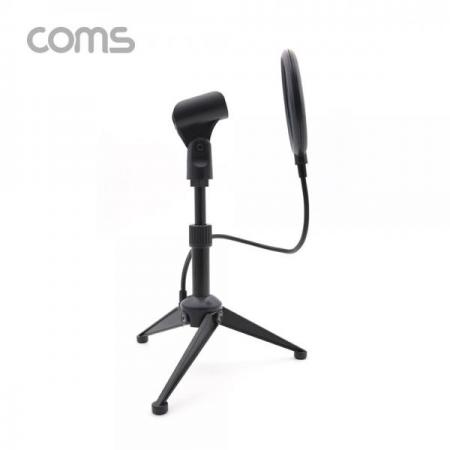 디바이스마트,컴퓨터/모바일/가전 > 음향ㆍ영상ㆍ카메라 > 마이크 > 마이크용품,Coms,팝스크린 마이크 스탠드 / 삼각 거치대 / 높이 조절 [IF044],팝스크린 마이크 스탠드 / 삼각 거치대 / 높이 조절