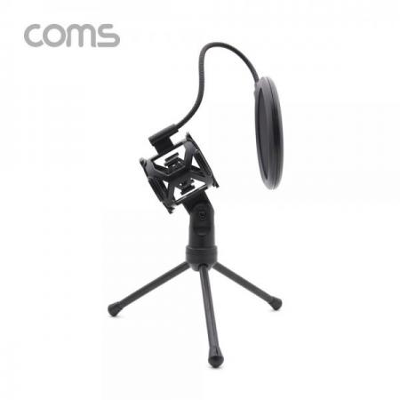 디바이스마트,컴퓨터/모바일/가전 > 음향ㆍ영상ㆍ카메라 > 마이크 > 마이크용품,Coms,팝스크린 마이크 스탠드 / 삼각 거치대 [IF048],팝스크린 마이크 스탠드 / 삼각 거치대