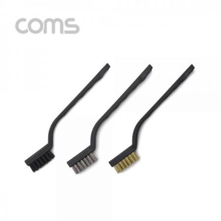 디바이스마트,컴퓨터/모바일/가전 > 가구/사무용품/공구 > 청소용품 > 먼지제거제,Coms,브러쉬 (정전기 방지솔 + 쇠솔2종) - 17cm [IF284],브러쉬 (정전기 방지솔 + 쇠솔2종) - 17cm