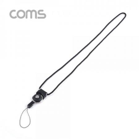 디바이스마트,컴퓨터/모바일/가전 > 스마트폰/스마트기기 > 모바일 주변기기 > 기타 주변기기,Coms,넥 스트랩(회전고리) / Black [ID358],넥 스트랩(회전고리) / Black