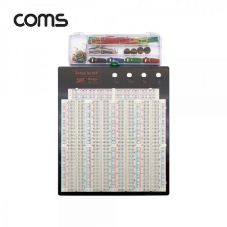 디바이스마트,커넥터/PCB > PCB기판/관련상품 > 브레드보드,Coms,브레드보드 / 빵판 / 3220핀 / 191.5x186x8.5mm (점퍼와이어키트 14종 140개입 포함) [WA163],브레드보드 / 빵판 / 3220핀 / 191.5x186x8.5mm (점퍼와이어키트 14종 140개입 포함)