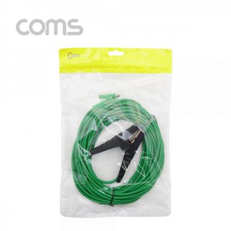 디바이스마트,케이블/전선 > 어셈블리 케이블 > 특수 커넥터 케이블,Coms,집게 어싱선 / 어싱 케이블 / 10M [BE1010],집게 어싱선 / 어싱 케이블 / 10M