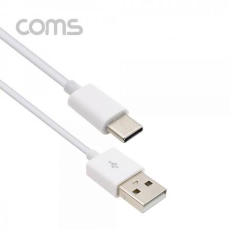 디바이스마트,케이블/전선 > USB 케이블 > 데이터케이블(MM) > USB 3.1 C타입 케이블,Coms,USB 3.1 케이블 (Type C) 2M, 슬림/White [IF089],USB 3.1 케이블 (Type C) 2M/ 슬림/White