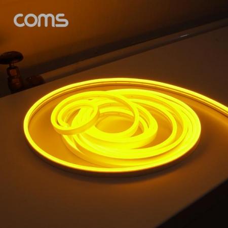 디바이스마트,LED/LCD > LED 인테리어조명 > 플렉서블 LED,Coms,LED 슬림형(줄/띠형) / DC전원 / 5M / Yellow [BB222],LED 슬림형(줄/띠형) / DC전원 / 5M / Yellow