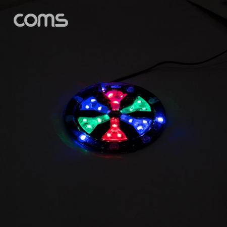디바이스마트,LED/LCD > LED 인테리어조명 > 플렉서블 LED,Coms,원형 LED 점멸등 / 헥사 / 85mm [BB229],원형 LED 점멸등 / 헥사 / 85mm