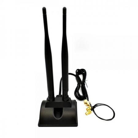 디바이스마트,MCU보드/전자키트 > 통신/네트워크 > 와이파이,SZH,무선 랜카드 연장 안테나 [SZH-IWA015],인텔의 무선 랜카드용 안테나 입니다. 6DB ,  IPEX4, 듀얼밴드 2.4GHz, 5GHz 사용됩니다.