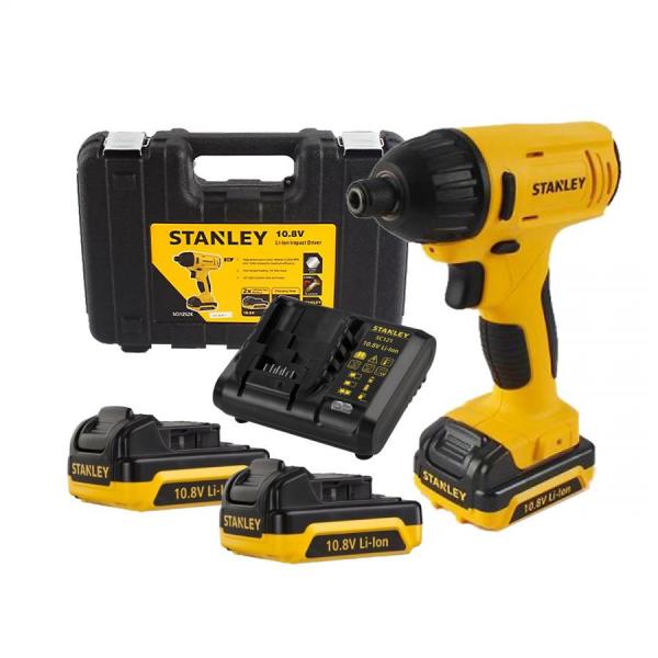 디바이스마트,수공구/전자공구/전동공구 > 전동/엔진공구 > 충전공구 > 충전임팩드라이버,스탠리,임팩 드라이버 SCI12S2K 배터리2개 (10.8V/1.5A),스탠리 / 10.8V / 임팩 드라이버, 배터리2개 (1.5Ah x2), 충전기, 케이스, Full steel body로 강력한 내구성, 슬림한 디자인