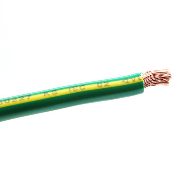 KIV (KS IEC 02) 절연전선 10SQ 녹+황색 (접지선) 1M