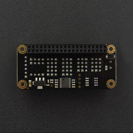 디바이스마트,오픈소스/코딩교육 > 라즈베리파이 > 라즈베리파이 확장보드/HAT,DFROBOT,라즈베리파이 제로/제로W IO 확장 HAT [DFR0604],라즈베리파이 2/3/4/B/B+ 지원 / MCU : STM32F030 / 확장 HAT 접압 : 5V, PWM 외부 전압 : 6~12V / 65 * 30mm / 2.56 * 1.18inch