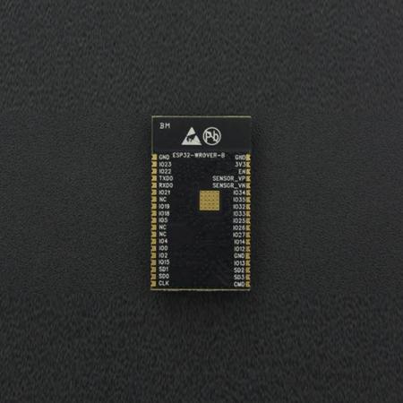 디바이스마트,MCU보드/전자키트 > 통신/네트워크 > 블루투스/BLE,DFROBOT,ESP32 WIFI+BLE 모듈 (PCB안테나) [DFR0624],2.4GHz ~ 2.5GHz / 2.7V ~ 3.6V / 최소전류 : 500mA / 18×31.4×3.3mm (±0.1)