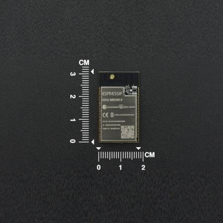 디바이스마트,MCU보드/전자키트 > 통신/네트워크 > 블루투스/BLE,DFROBOT,ESP32 WIFI+BLE 모듈 (PCB안테나) [DFR0624],2.4GHz ~ 2.5GHz / 2.7V ~ 3.6V / 최소전류 : 500mA / 18×31.4×3.3mm (±0.1)