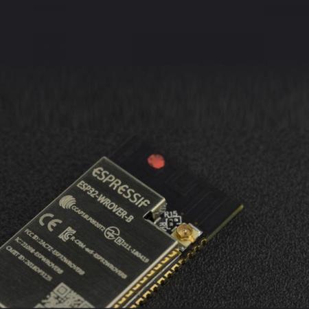 디바이스마트,MCU보드/전자키트 > 통신/네트워크 > 블루투스/BLE,DFROBOT,ESP32 WIFI+BLE 모듈 (IPEX 안테나) [DFR0623],2.4GHz ~ 2.5GHz / 2.7V ~ 3.6V / 최소전류 : 500mA / 18×31.4×3.3mm (±0.1)