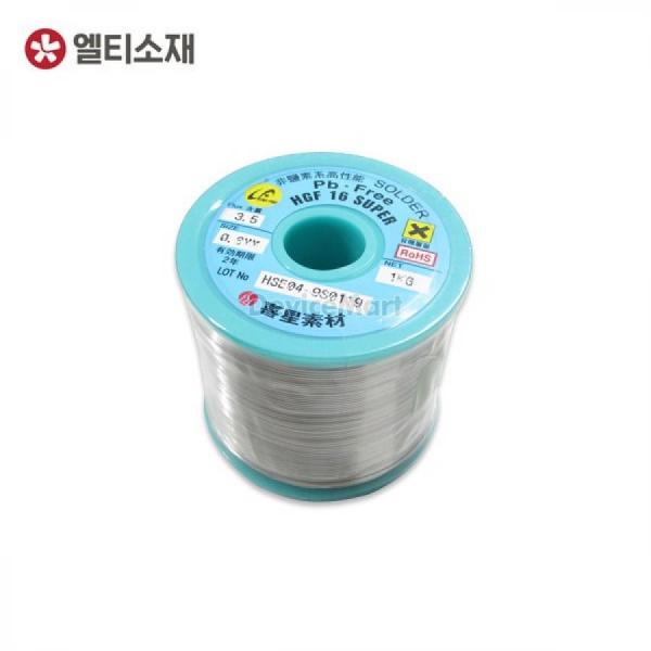 디바이스마트,수공구/전자공구/전동공구 > 전자공구 > 납/납걸이/솔더위크 > 무연납,희성,HSE-04 RS99-1.2 HGF16 SUPER,희성소재에서 제조하는 국내산 무연납입니다. 성분 : Sn99.3% / Cu0.7%. HALOGEN FREE적용